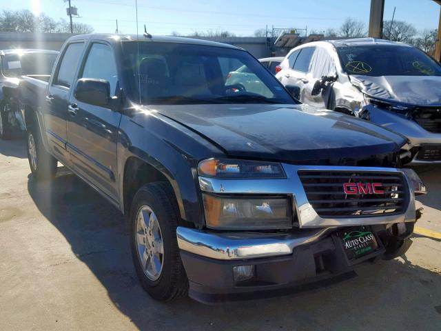1GTCS13E498120175 - 2009 GMC CANYON BLACK photo 1