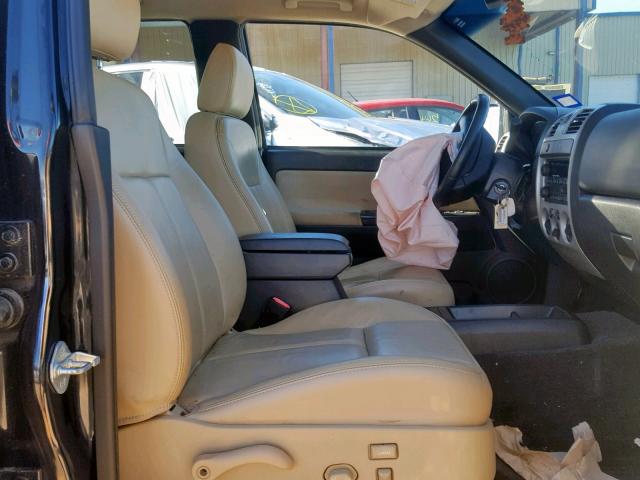 1GTCS13E498120175 - 2009 GMC CANYON BLACK photo 5