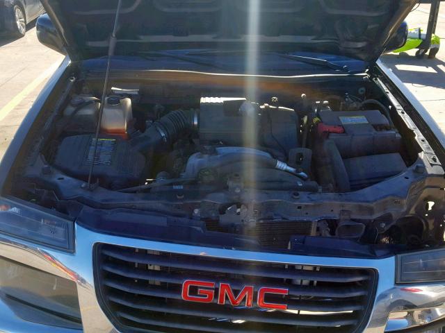 1GTCS13E498120175 - 2009 GMC CANYON BLACK photo 7