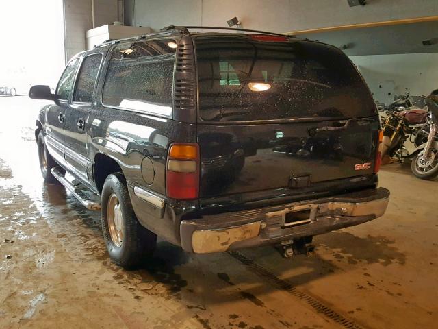 1GKFK16T41J222066 - 2001 GMC YUKON XL K BLACK photo 3