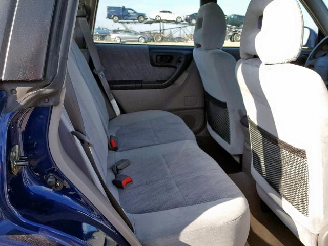 JF1SF65552H737557 - 2002 SUBARU FORESTER S BLUE photo 6