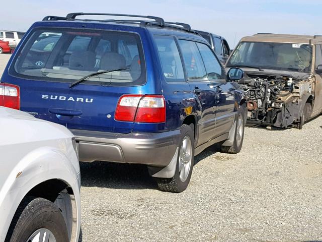 JF1SF65552H737557 - 2002 SUBARU FORESTER S BLUE photo 9