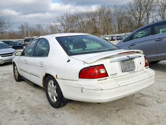 1MEFM50U6YG600232 - 2000 MERCURY SABLE GS WHITE photo 3