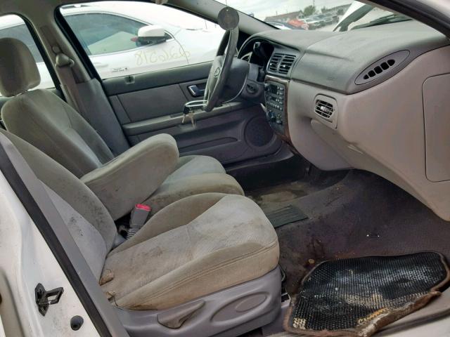 1MEFM50U6YG600232 - 2000 MERCURY SABLE GS WHITE photo 5