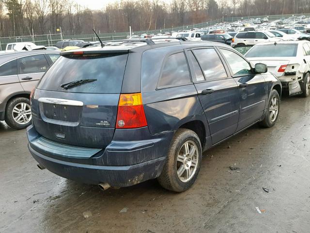 2A8GF48X67R328103 - 2007 CHRYSLER PACIFICA BLUE photo 4