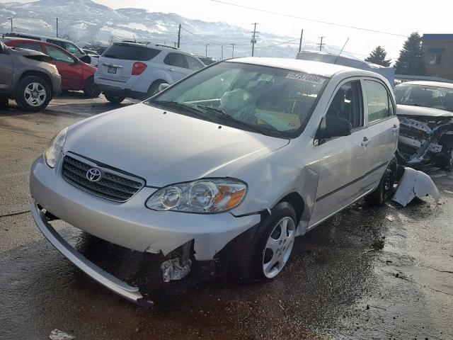 JTDBR32E860096994 - 2006 TOYOTA COROLLA CE SILVER photo 2