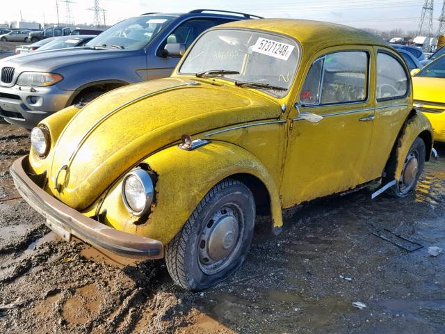 1122793578 - 1972 VOLKSWAGEN BEETLE YELLOW photo 2