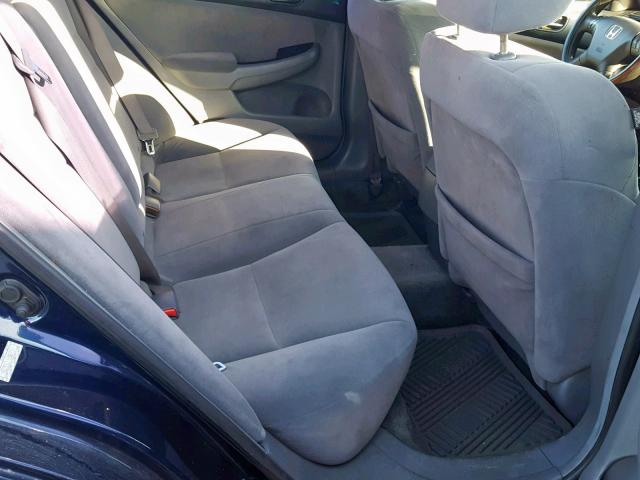 1HGCM56376A087951 - 2006 HONDA ACCORD SE BLUE photo 6