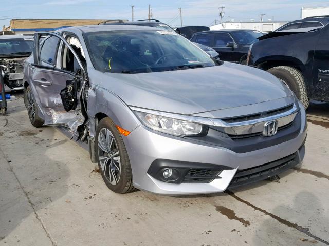 19XFC1F7XGE042947 - 2016 HONDA CIVIC EXL SILVER photo 1