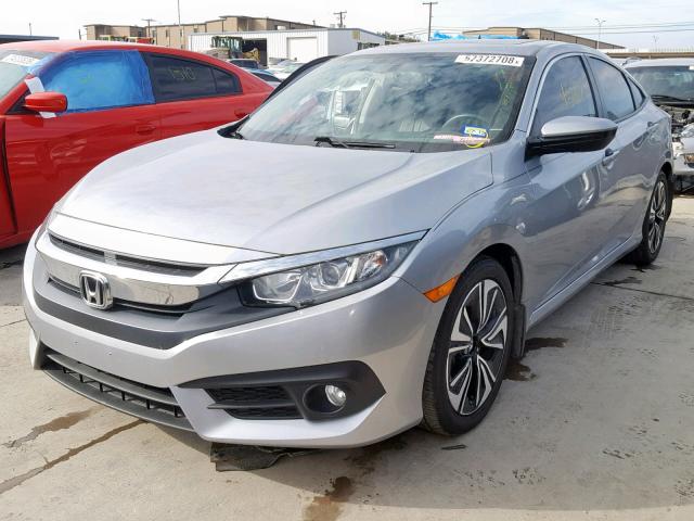 19XFC1F7XGE042947 - 2016 HONDA CIVIC EXL SILVER photo 2