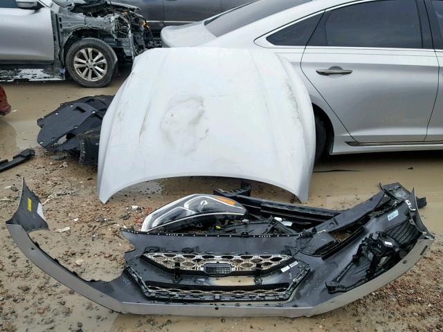 5NPE34AF7JH643814 - 2018 HYUNDAI SONATA SPO SILVER photo 9