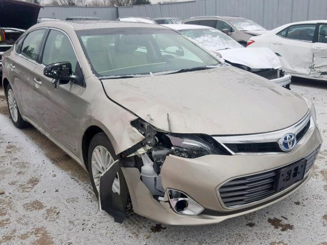 4T1BD1EBXDU007030 - 2013 TOYOTA AVALON HYB BEIGE photo 1