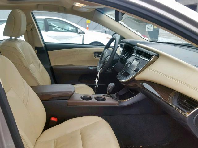 4T1BD1EBXDU007030 - 2013 TOYOTA AVALON HYB BEIGE photo 5