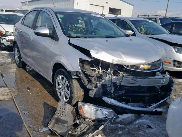 1G1JB5SH5H4112787 - 2017 CHEVROLET SONIC LS SILVER photo 1