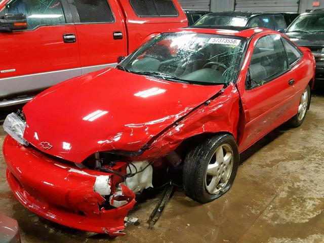 1G1JF12T0W7338720 - 1998 CHEVROLET CAVALIER Z RED photo 2