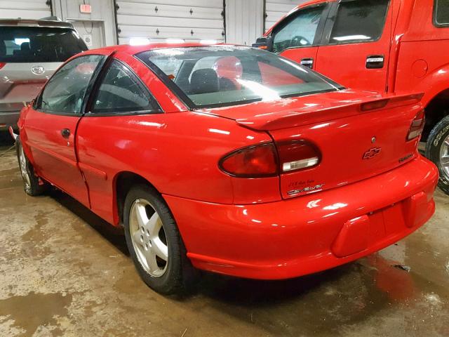 1G1JF12T0W7338720 - 1998 CHEVROLET CAVALIER Z RED photo 3