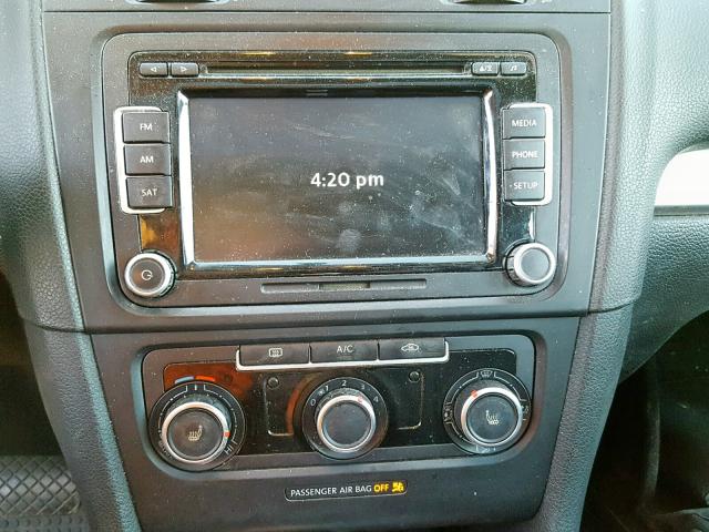 WVWDB7AJ6DW131173 - 2013 VOLKSWAGEN GOLF BLUE photo 9