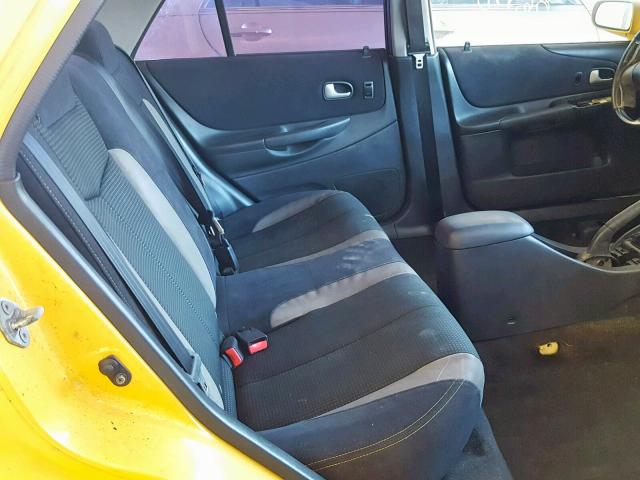 JM1BJ227330646567 - 2003 MAZDA PROTEGE SP YELLOW photo 6