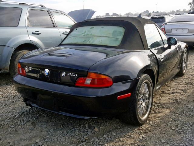 WBACN53441LJ58039 - 2001 BMW Z3 3.0 BLACK photo 4