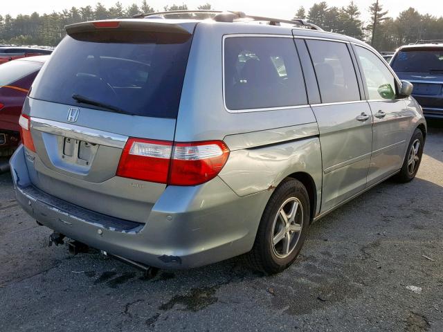 5FNRL38886B032795 - 2006 HONDA ODYSSEY TO SILVER photo 4