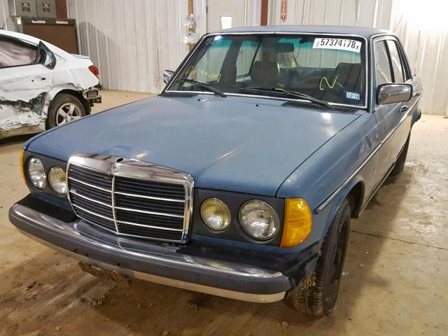 WDBAB23A8CB304716 - 1982 MERCEDES-BENZ 240 D BLUE photo 2