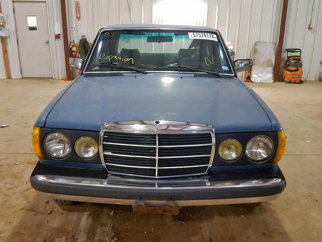 WDBAB23A8CB304716 - 1982 MERCEDES-BENZ 240 D BLUE photo 9