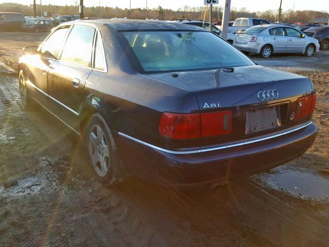 WAUML54D11N011108 - 2001 AUDI A8 L QUATT BLUE photo 3