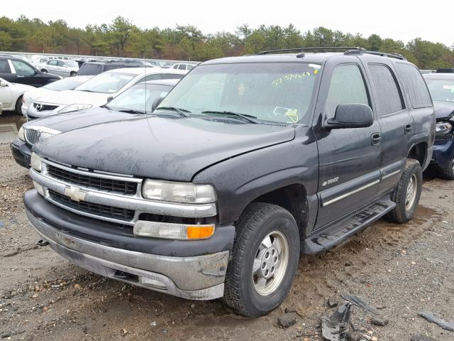 1GNEK13T73J166551 - 2003 CHEVROLET TAHOE BLACK photo 2