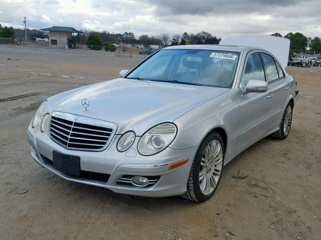 WDBUF56X78B203791 - 2008 MERCEDES-BENZ E 350 SILVER photo 2