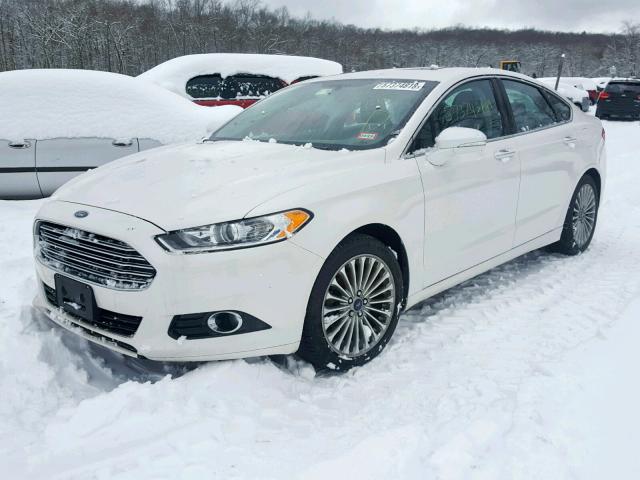 3FA6P0D93FR217197 - 2015 FORD FUSION TIT WHITE photo 2