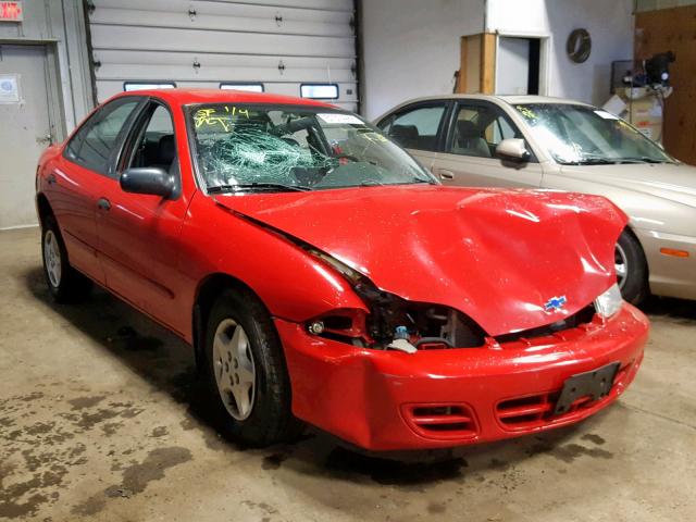 1G1JC524617262678 - 2001 CHEVROLET CAVALIER B RED photo 1