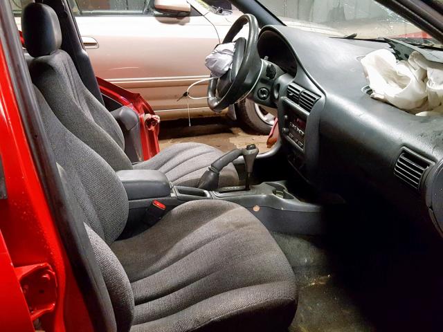 1G1JC524617262678 - 2001 CHEVROLET CAVALIER B RED photo 5