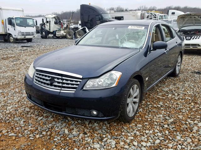 JNKAY01E36M110855 - 2006 INFINITI M35 BASE BLUE photo 2