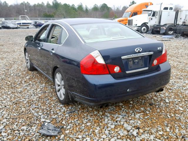 JNKAY01E36M110855 - 2006 INFINITI M35 BASE BLUE photo 3