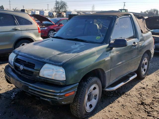 2S3TC52C2Y6109962 - 2000 SUZUKI VITARA JLS GREEN photo 2