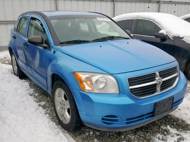 1B3HB48B18D510146 - 2008 DODGE CALIBER SX BLUE photo 1