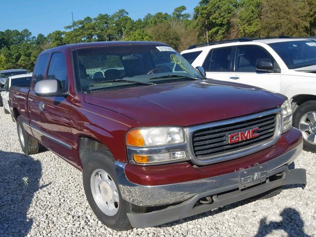 2GTEC19V4Y1186093 - 2000 GMC NEW SIERRA MAROON photo 1