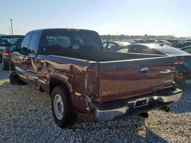 2GTEC19V4Y1186093 - 2000 GMC NEW SIERRA MAROON photo 3