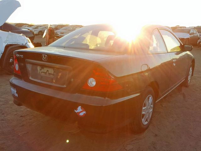 1HGEM22155L000286 - 2005 HONDA CIVIC DX V BLACK photo 4