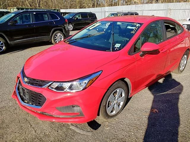 1G1BC5SM2H7126966 - 2017 CHEVROLET CRUZE LS RED photo 2