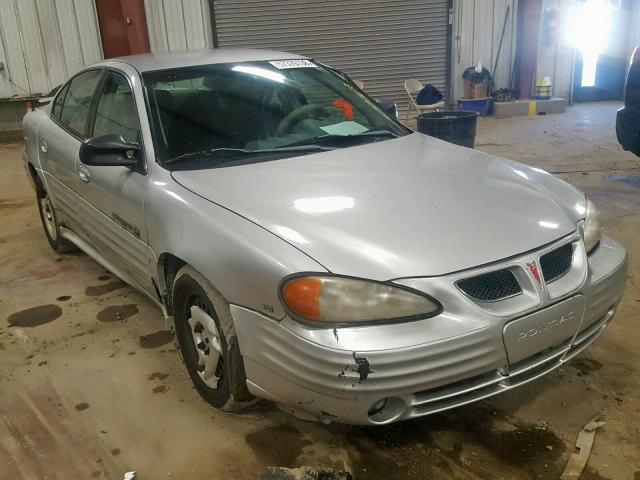 1G2NF52E41M623176 - 2001 PONTIAC GRAND AM S SILVER photo 1