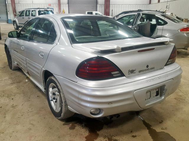 1G2NF52E41M623176 - 2001 PONTIAC GRAND AM S SILVER photo 3