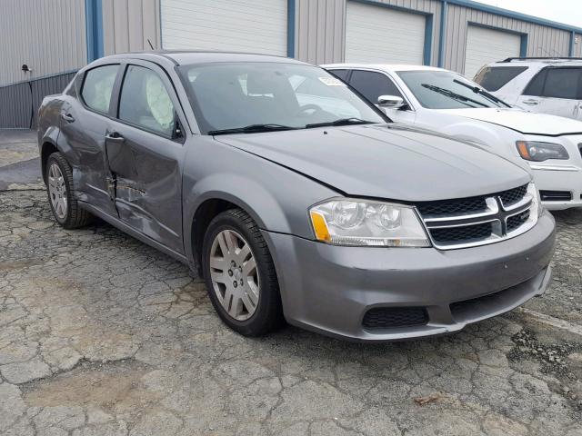 1B3BD4FB2BN572479 - 2011 DODGE AVENGER EX CHARCOAL photo 1