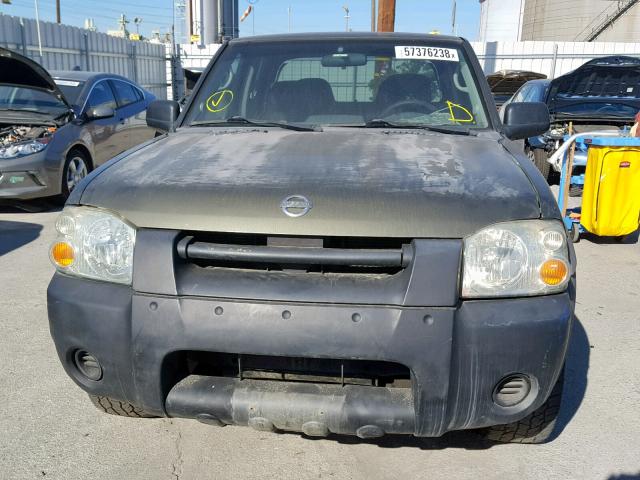 1N6ED29X53C465962 - 2003 NISSAN FRONTIER C GREEN photo 9