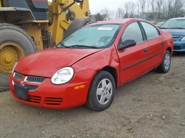 1B3ES26C83D199097 - 2003 DODGE NEON SE RED photo 2