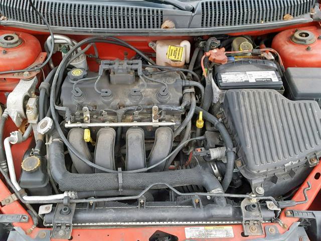 1B3ES26C83D199097 - 2003 DODGE NEON SE RED photo 7