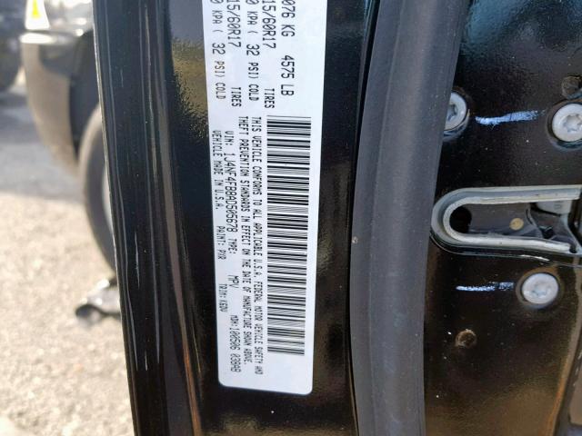 1J4NF4FB8AD505678 - 2010 JEEP COMPASS SP შავი ფოტო 10