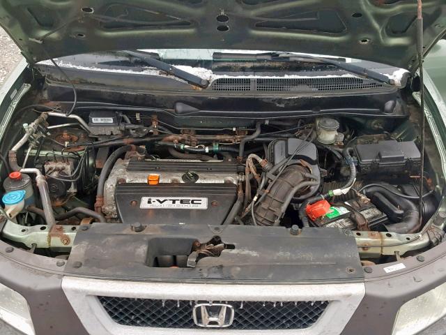 5J6YH17543L013799 - 2003 HONDA ELEMENT EX GREEN photo 7