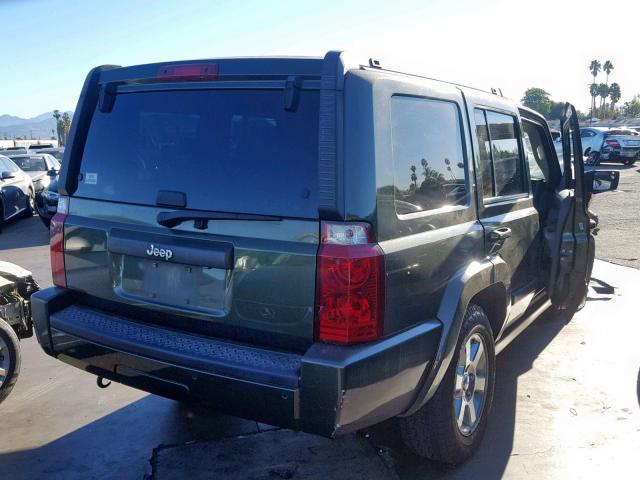 1J8HH48K67C691660 - 2007 JEEP COMMANDER 绿色 照片 4