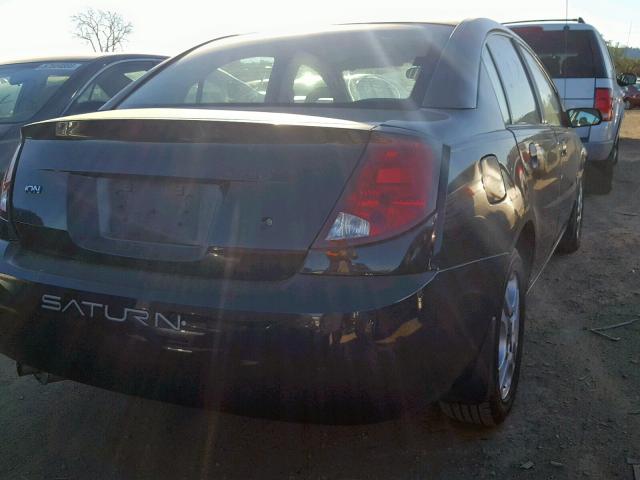 1G8AL52F03Z128646 - 2003 SATURN ION LEVEL BLACK photo 4